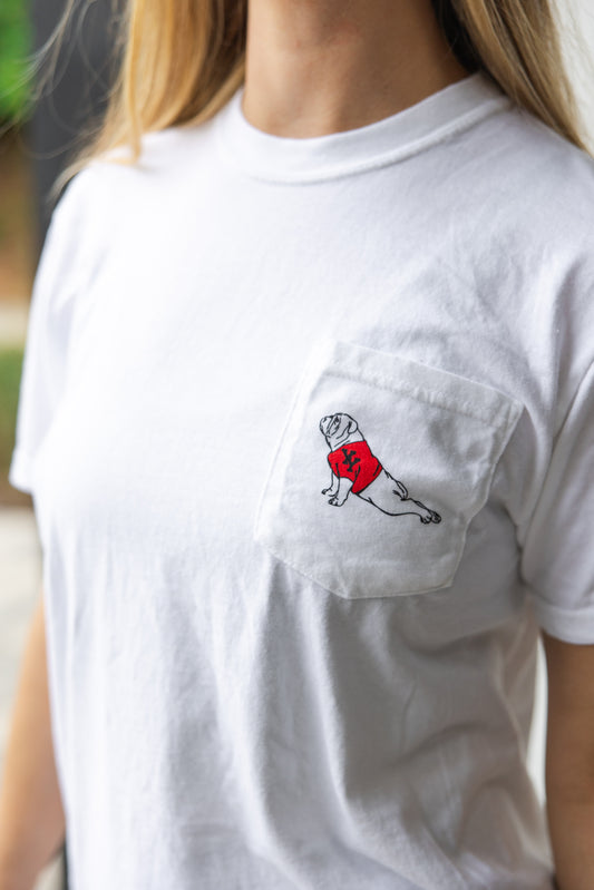 Yonder Athens Bulldog Pocket T-Shirt